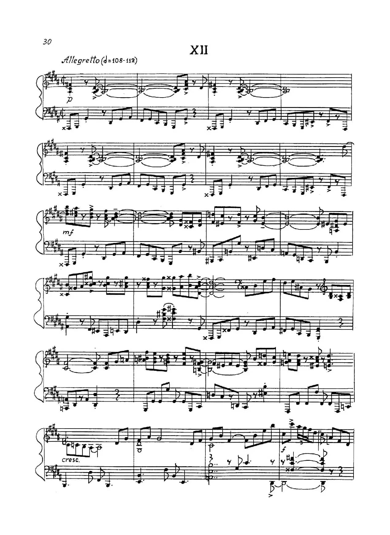24 Preludes Op.53（24首前奏曲·Ⅻ）