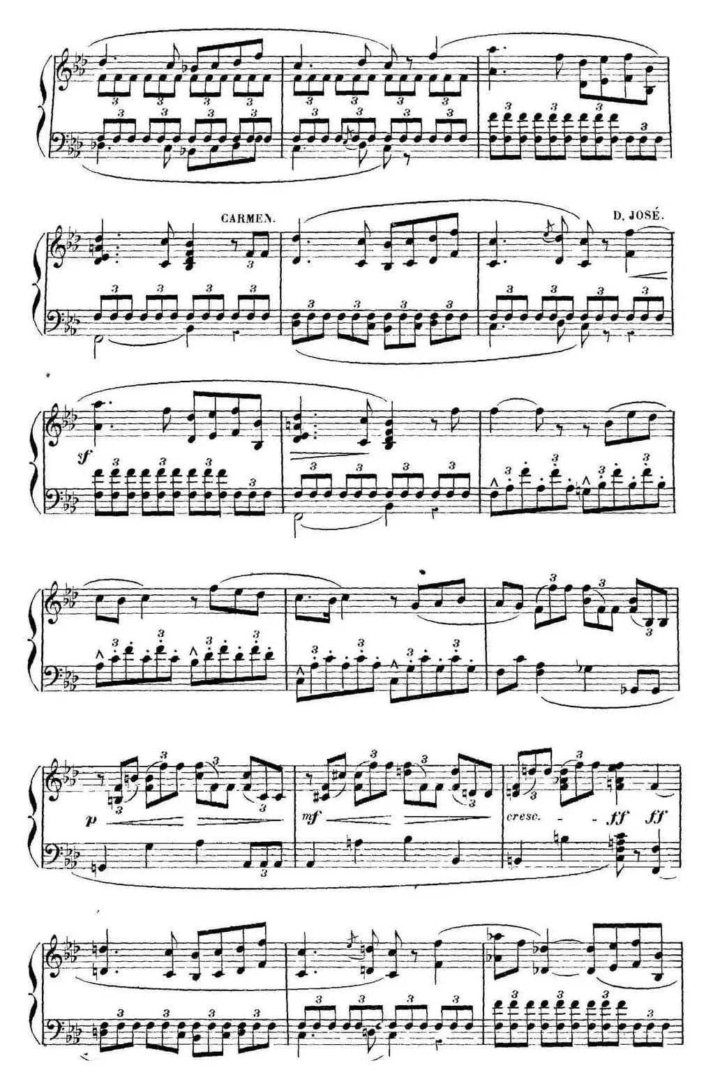 Carmen for Solo Piano（卡门全剧钢琴独奏版）（No.27）