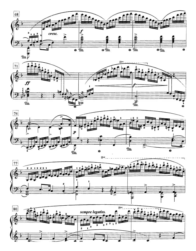 钢琴教程第八级 练习曲（Op.10 No.8）