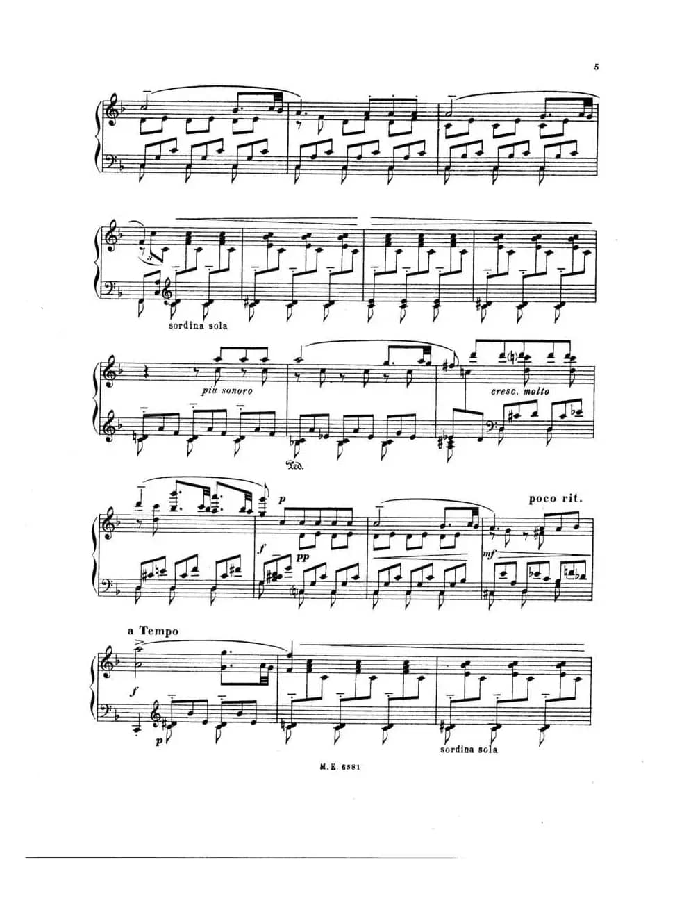 7 Canciones Populares Espanolas（七首西班牙民歌·2·钢琴独奏版）