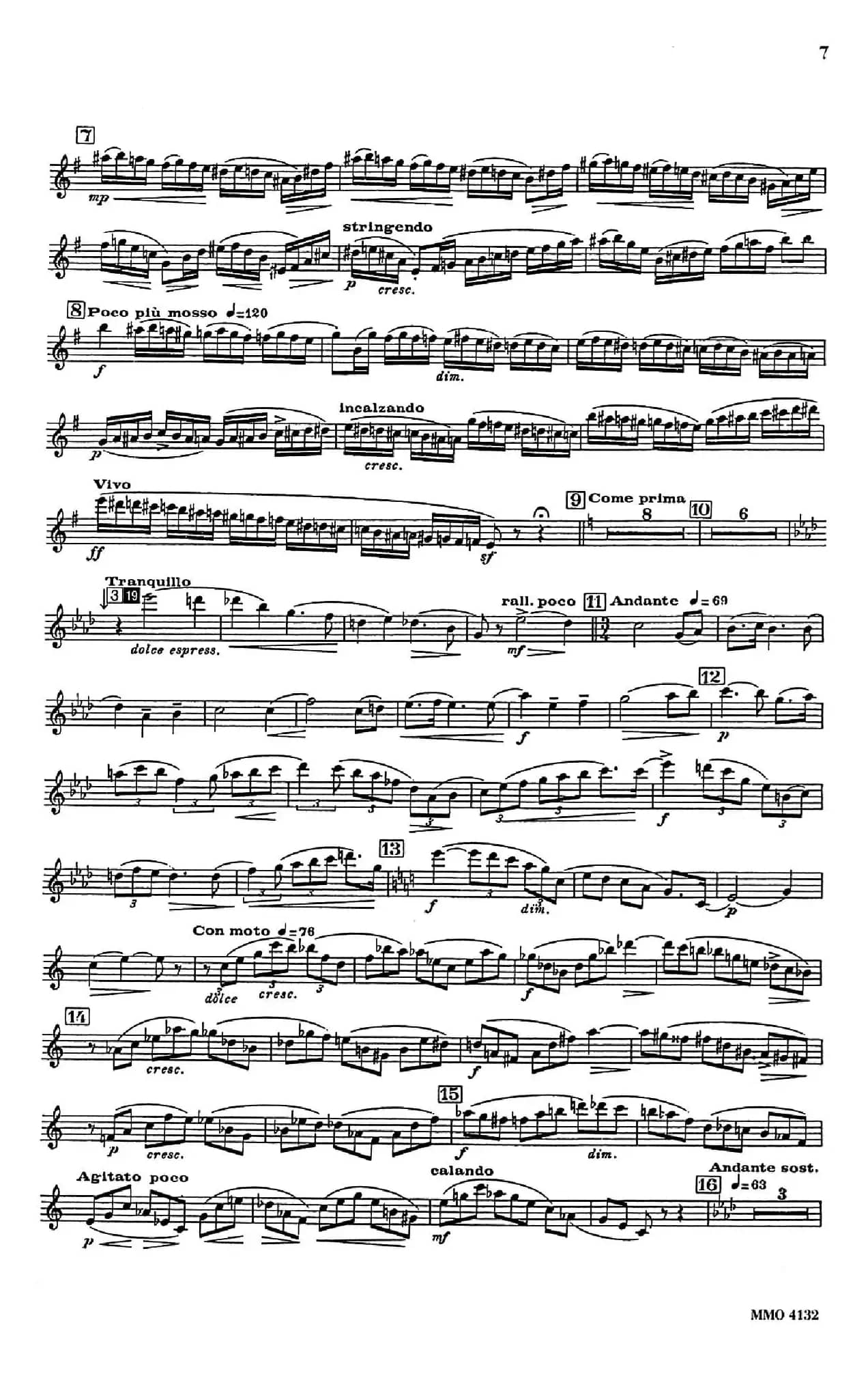 Glazunov Op.109（格拉组诺夫协奏曲Op.109）（中音萨克斯分谱）