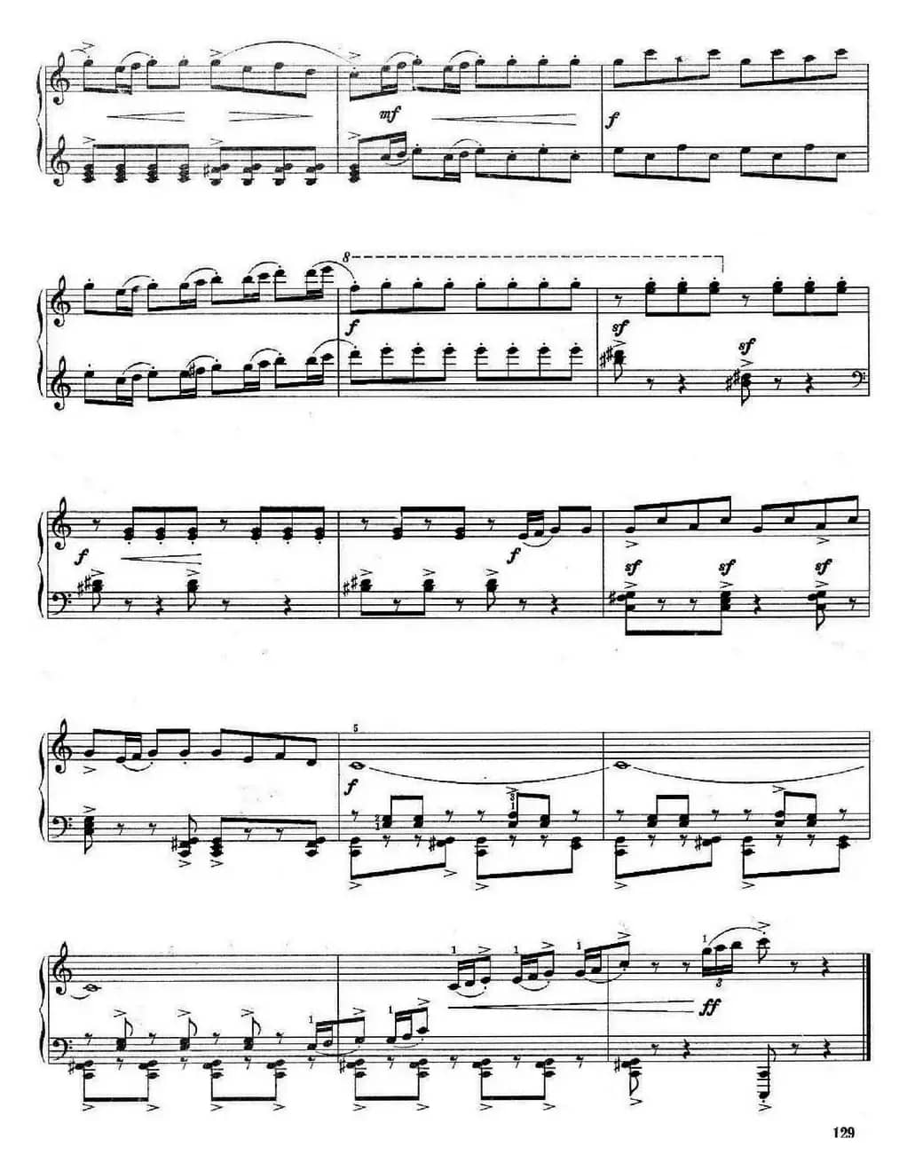 儿童组曲 快乐的节日（钢琴独奏）