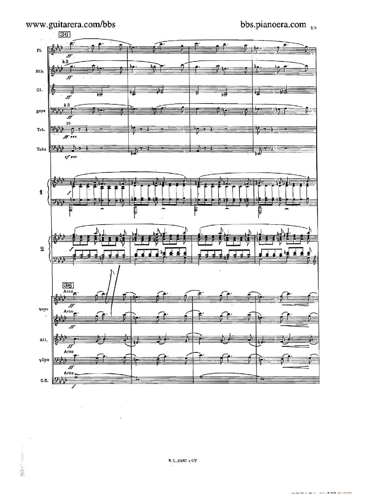 Concerto for 2 Pianos in d Minor（d小调双钢琴协奏曲·总谱）