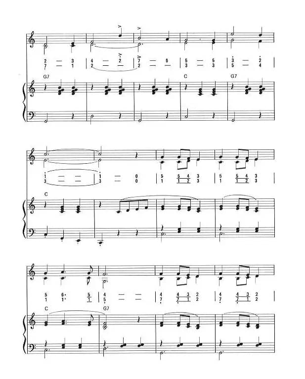 红莓果（二重奏五线谱）