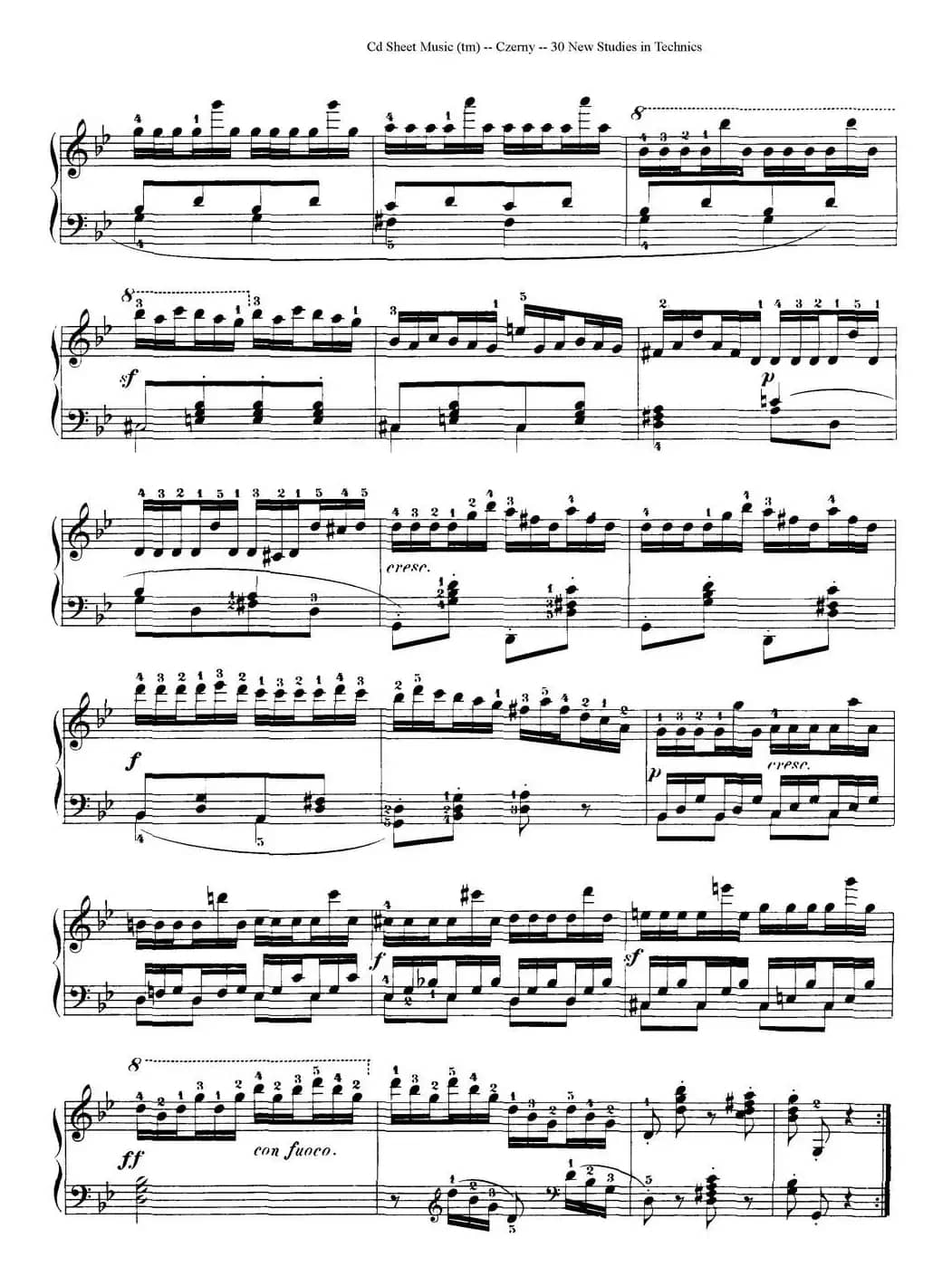 Czerny - 30 New Studies - 26（车尔尼Op849 - 30首练习曲）