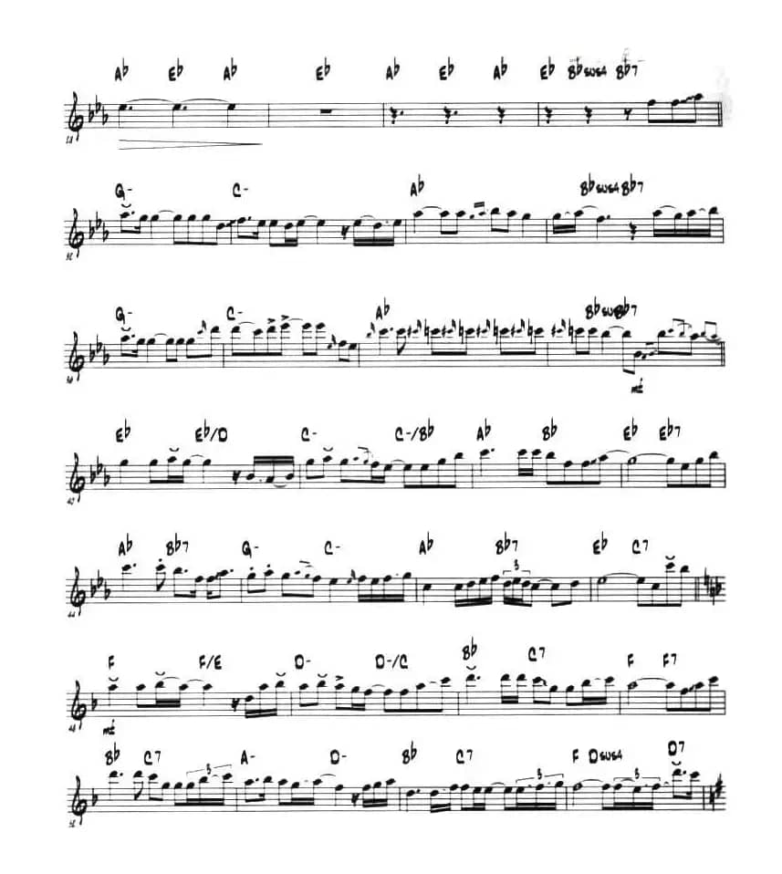 童话（第二中音萨克斯、爵士乐版）