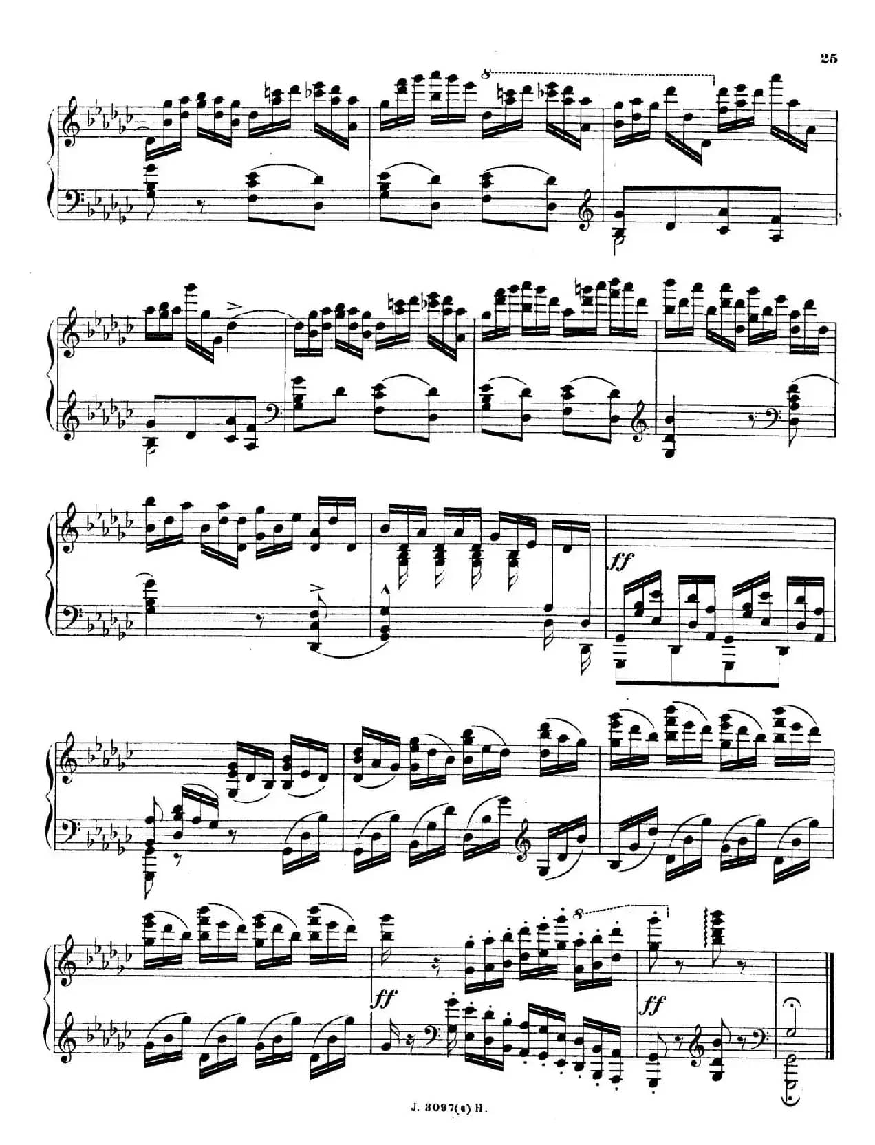 6 Etudes de Concert（6首音乐会练习曲·4）