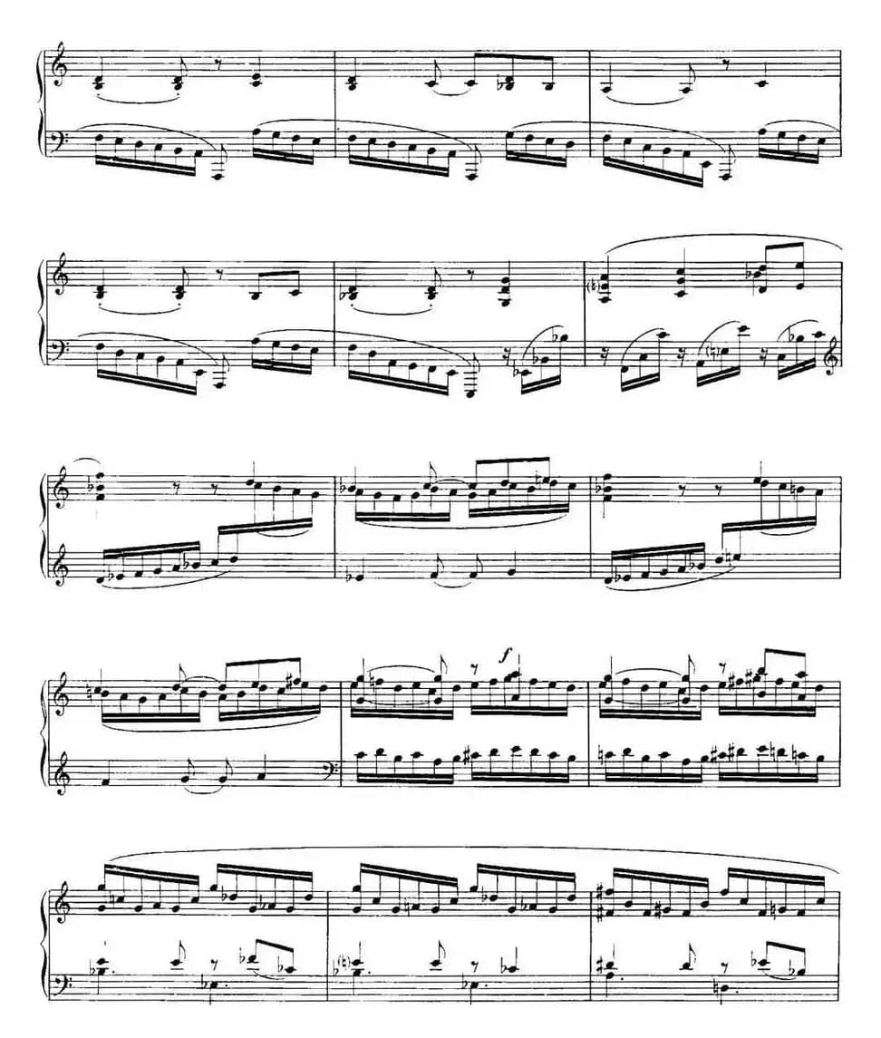 福雷13首船歌：Barcarolle No·10 in A min, Op·104, No· 2