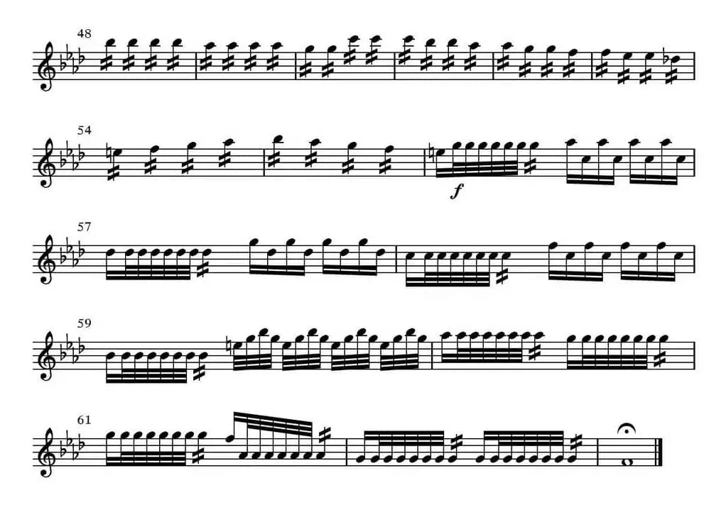 All parts of Winter（四季·冬天）（第一小提琴分谱）