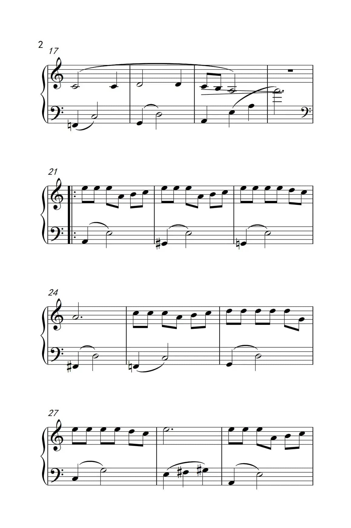 匆匆那年（《弹吧音教》制谱版）