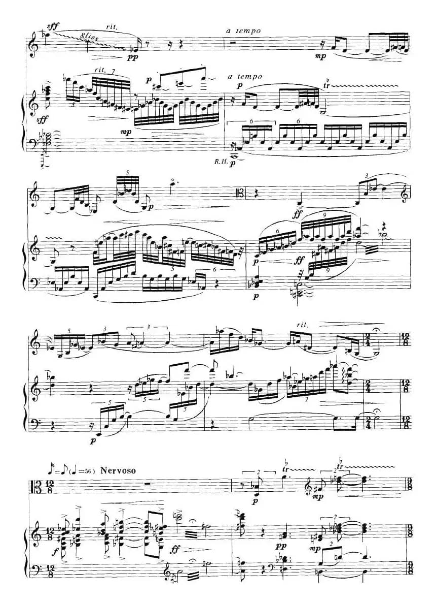 玄梦Ⅲ（中提琴+钢琴伴奏）