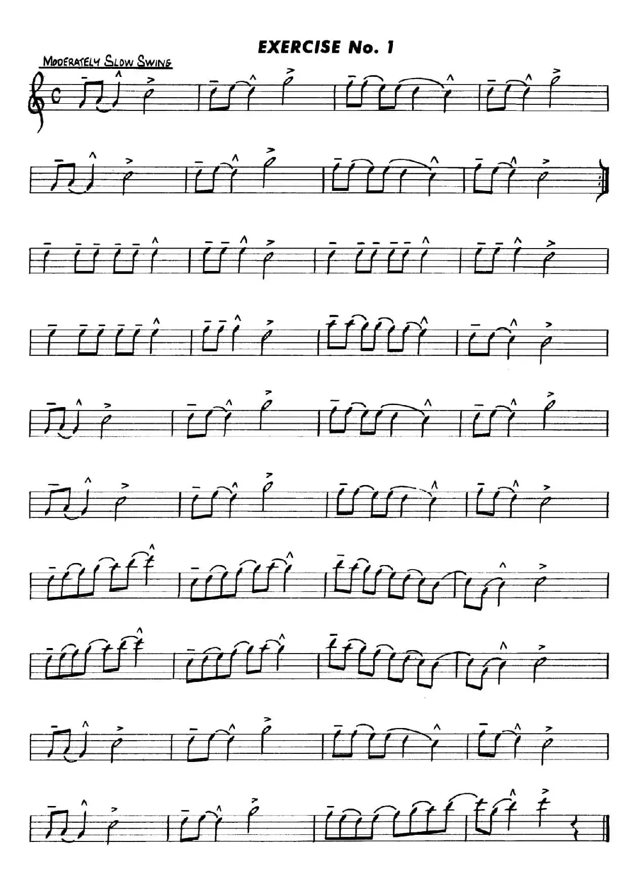 Basic Jazz Conception for sax