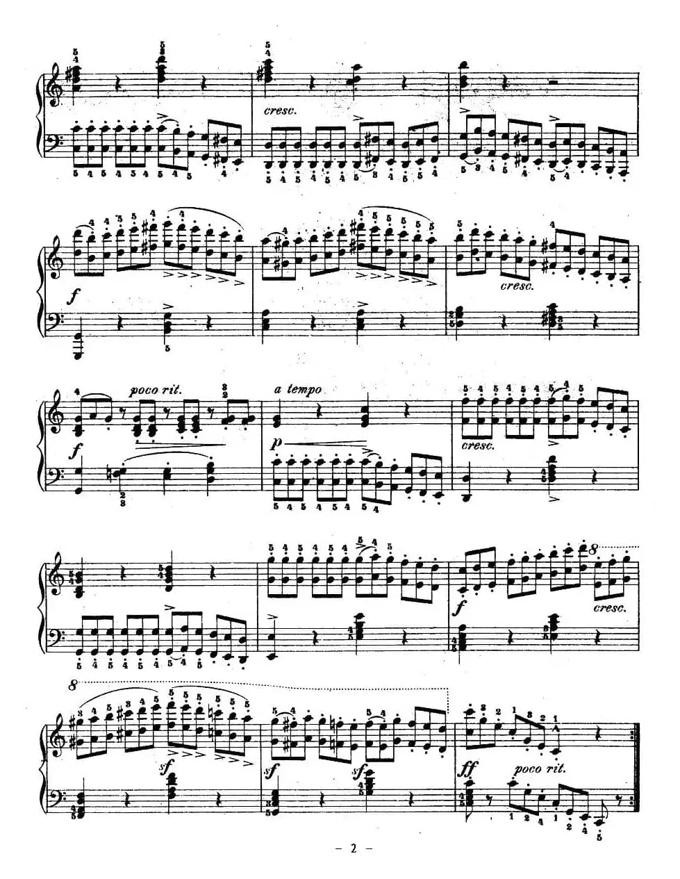 《车尔尼钢琴八度练习曲》OP.553-1