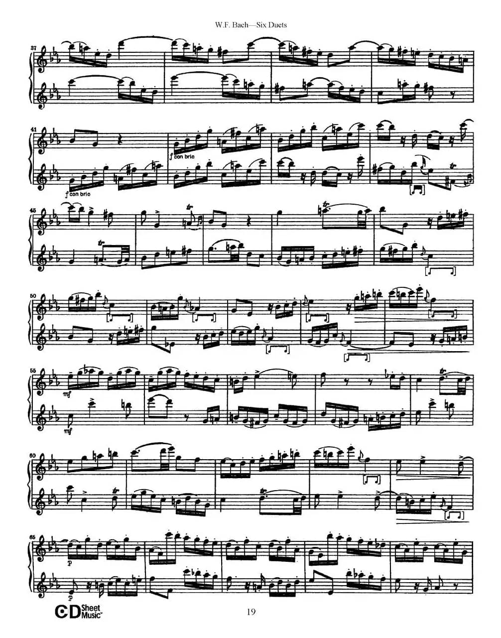 Six Duets（6首二重奏）（3）