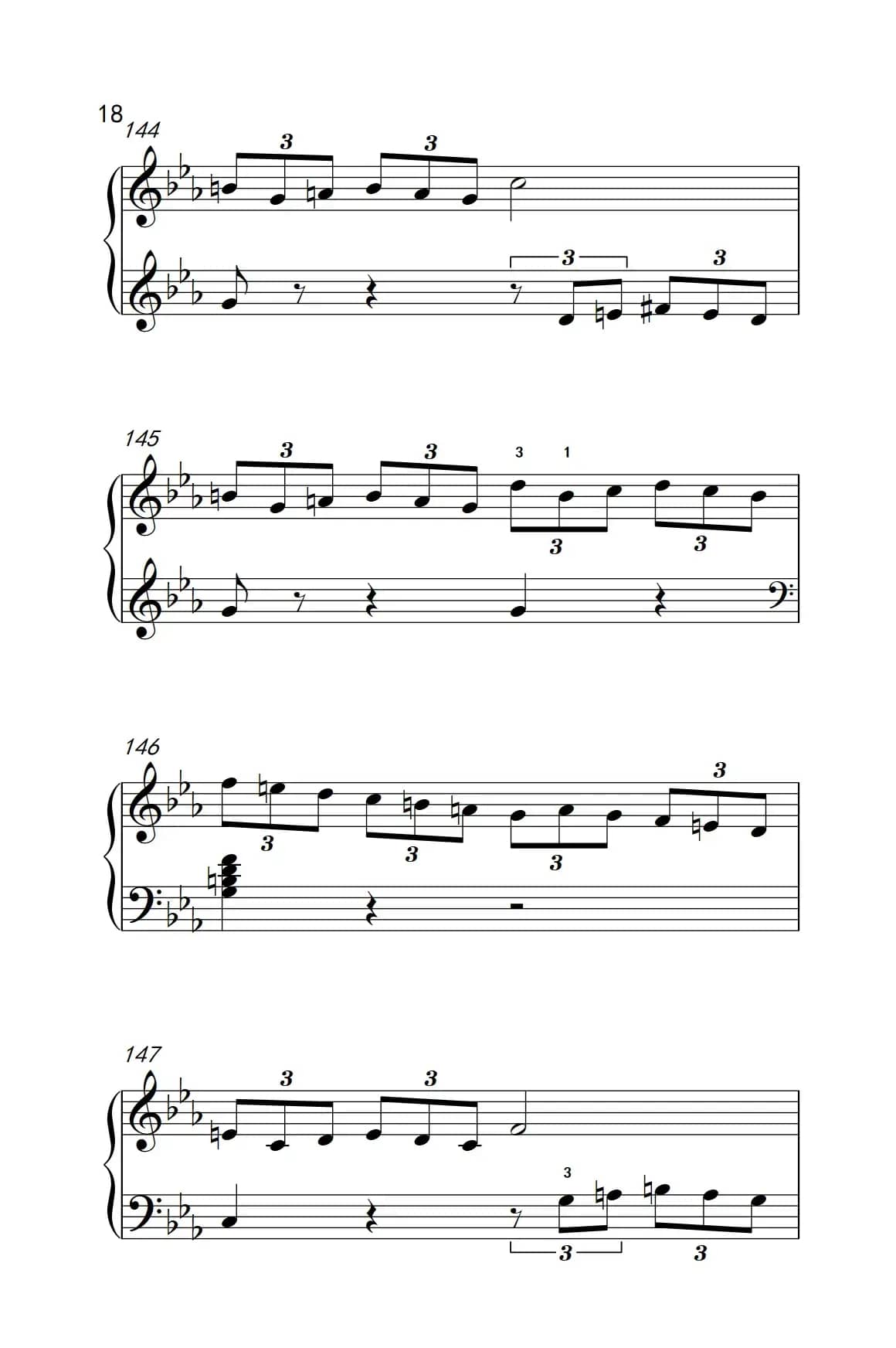 第八钢琴奏鸣曲（悲怆） 快板的回旋曲