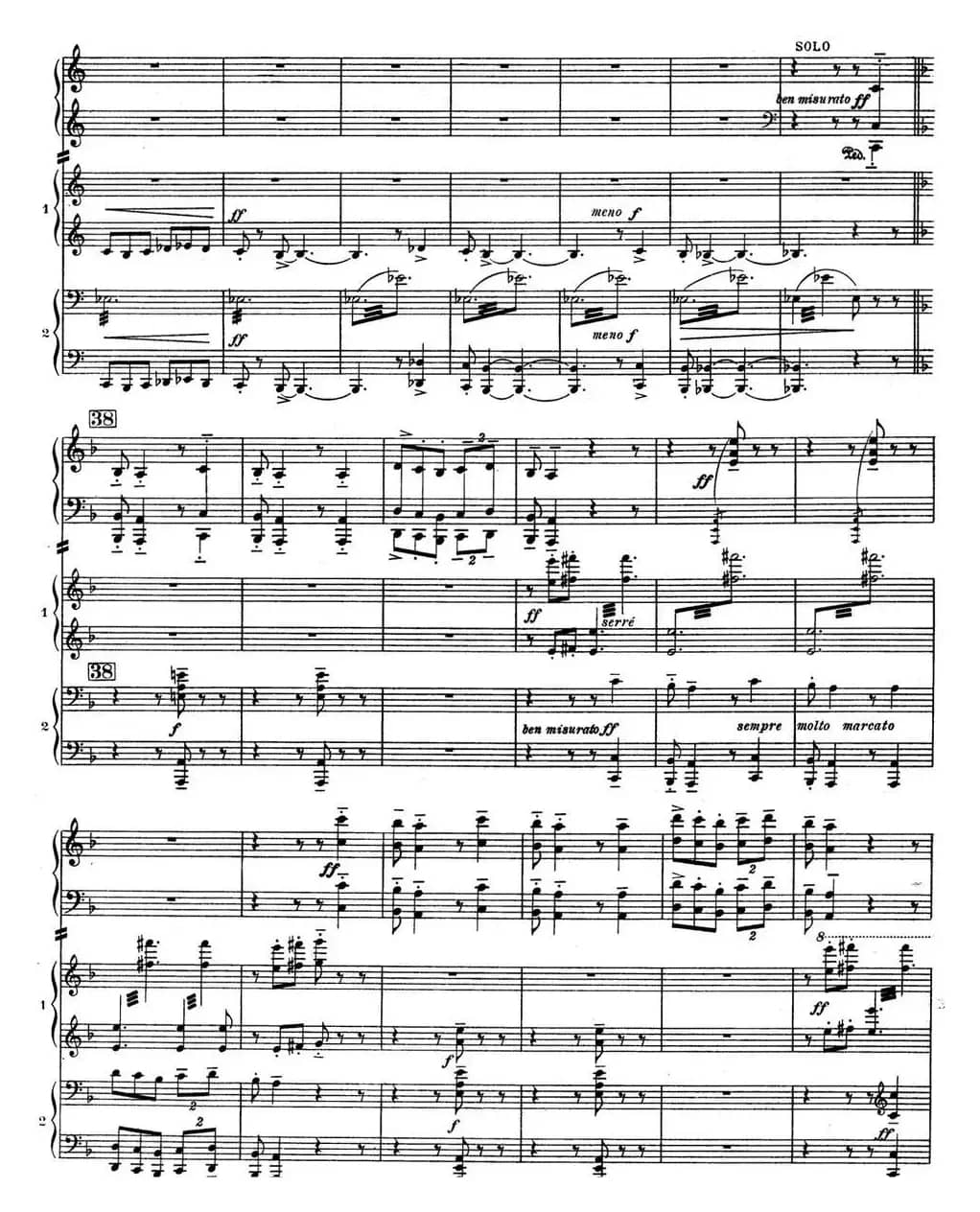 Nights in the Gardens of Spain 西班牙花园之夜 双钢琴版（Ⅲ-En los jardines de la Sierra de Cordoba）