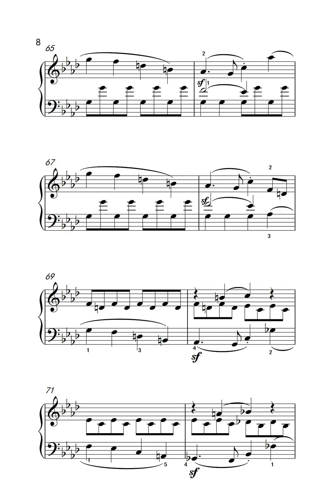 奏鸣曲 Opus 2 Nr.1 第一乐章（贝多芬奏鸣曲集 1）