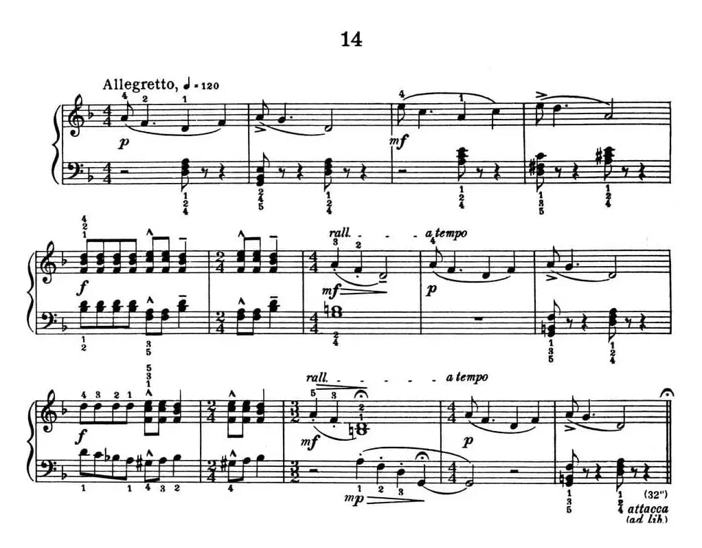 For Children Sz.42（献给孩子们·14）