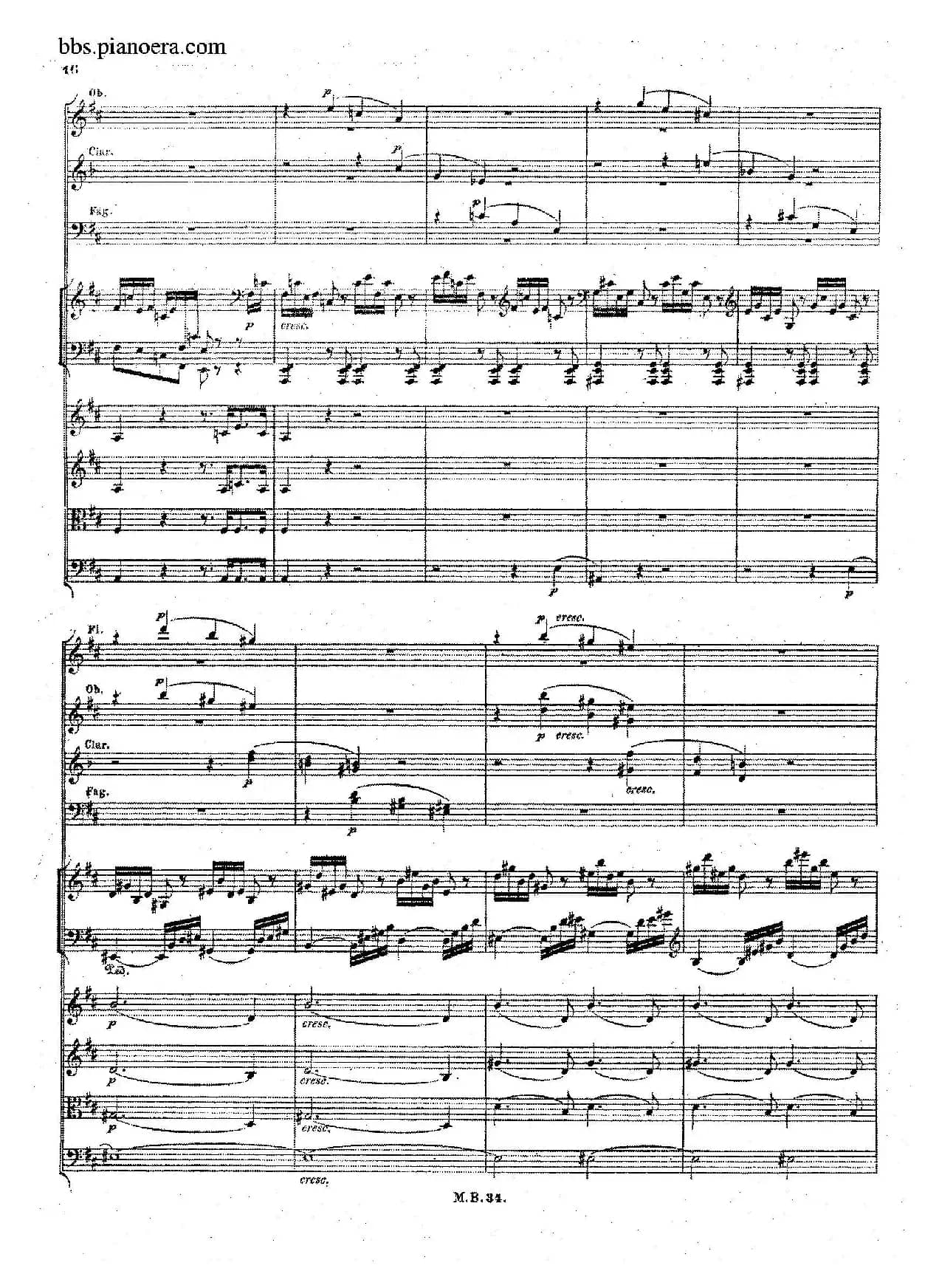 Capriccio Brillante in B Major Op.22（B大调华丽随想曲·钢琴+乐队总谱）