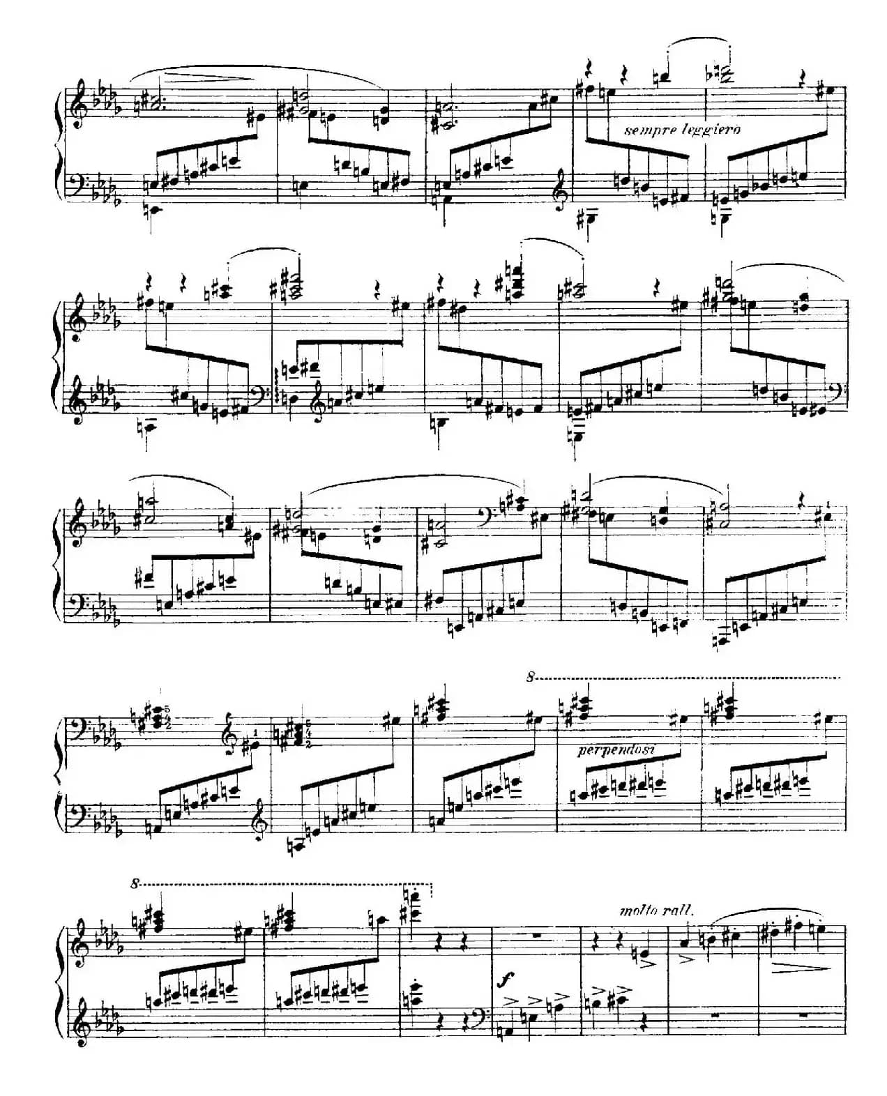 4 Valses Caprice（4首随想圆舞曲）（Op.38 No. 2 in D-flat）