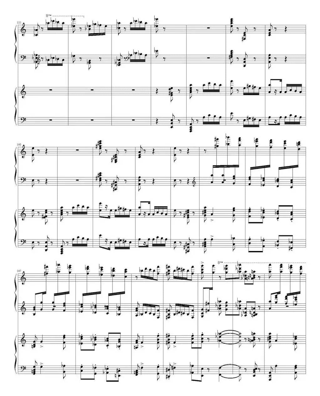 帕格尼尼主题狂想曲（Rhapsody on the theme by pagenini）