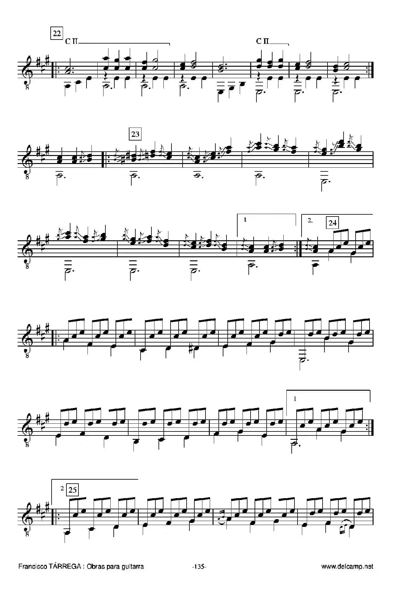 《塔雷加作品全集》第7部分（古典吉他）