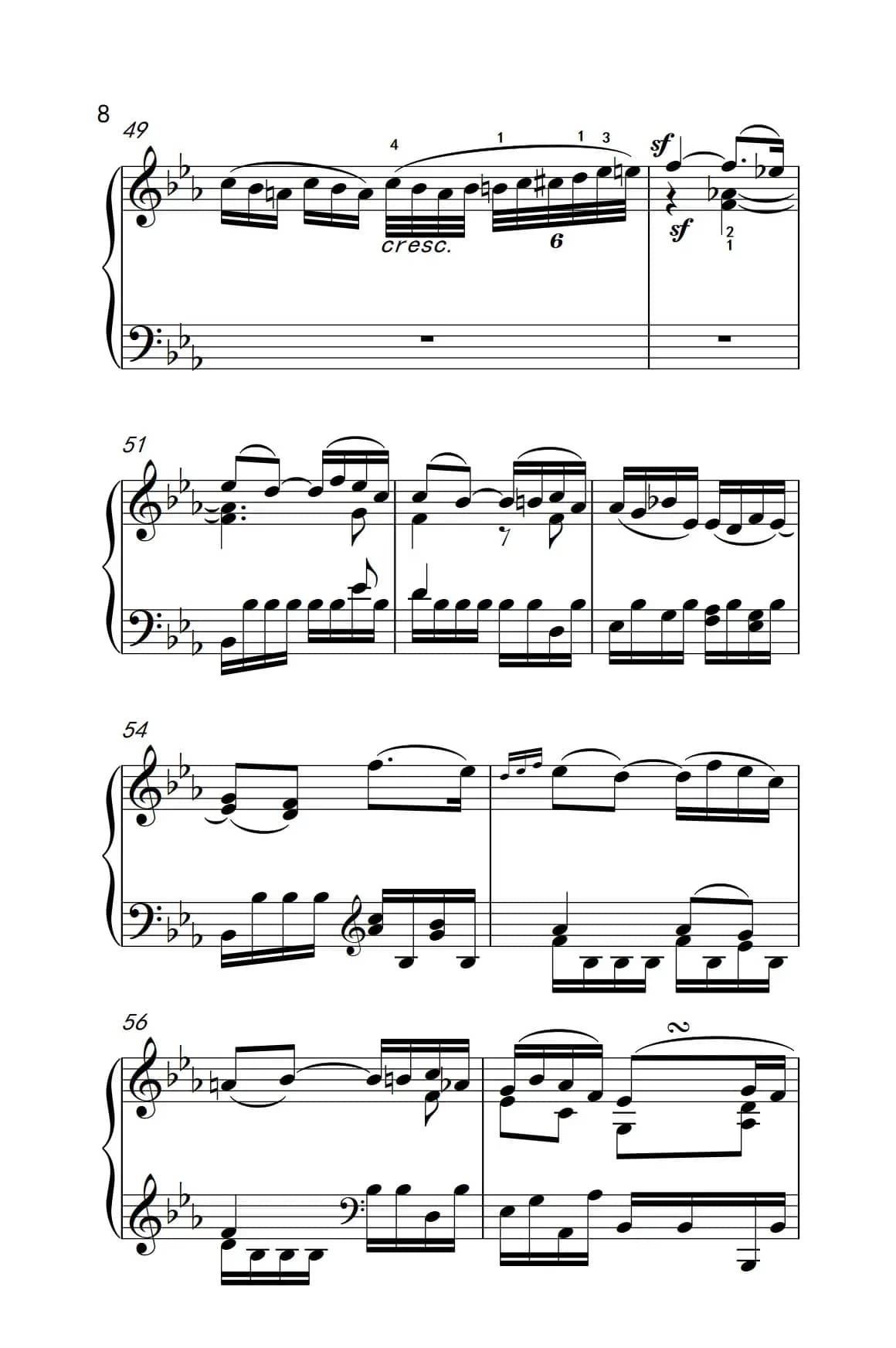 奏鸣曲 Opus 7 第四乐章（贝多芬奏鸣曲集 2）