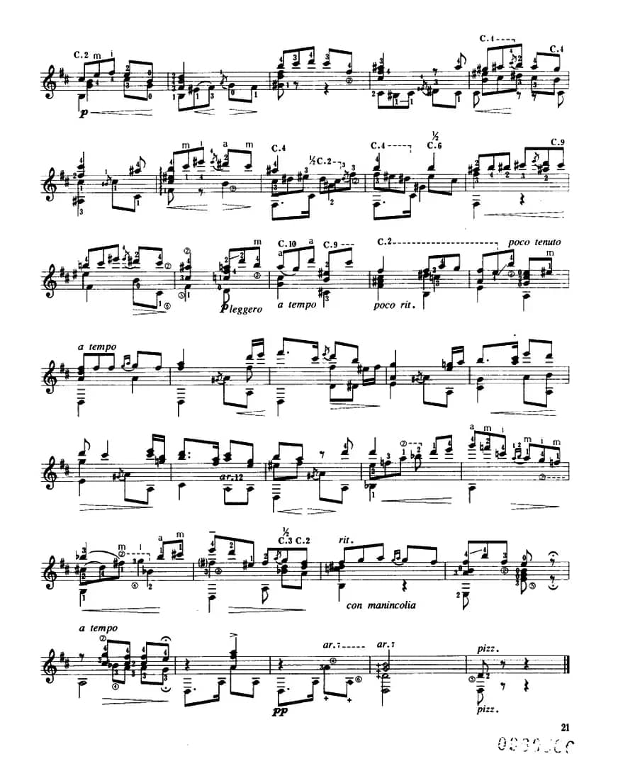 探戈（古典吉他、阿尔贝尼斯版）