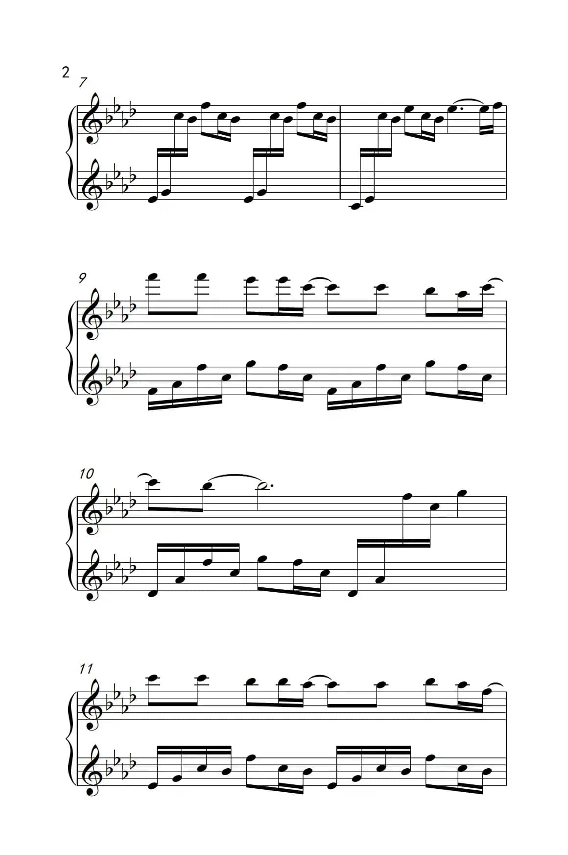 默（电影《何以笙箫默》插曲）（《弹吧音教》制谱版）