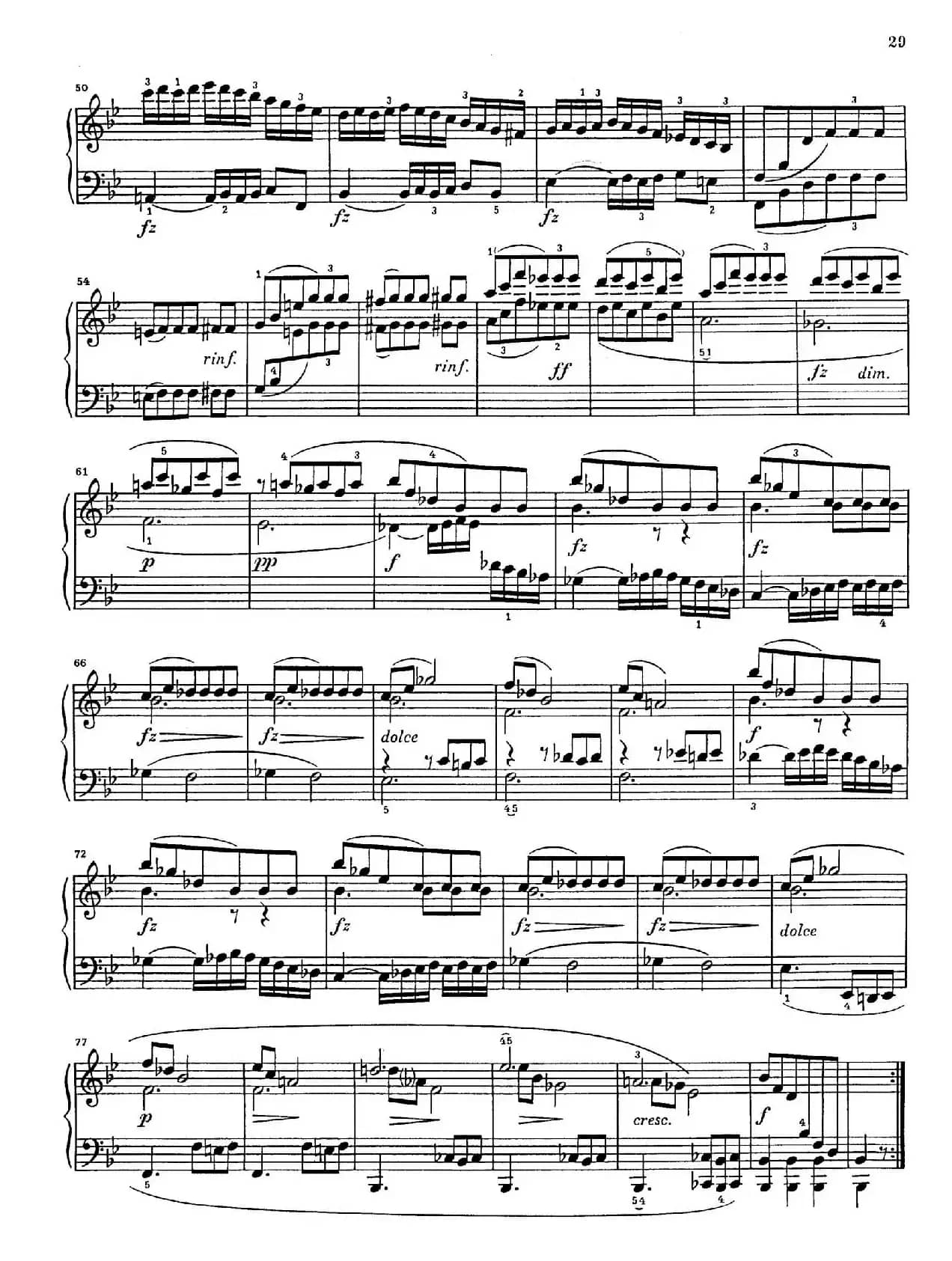 Sonata in g Minor Op.34-2（g小调钢琴奏鸣曲）