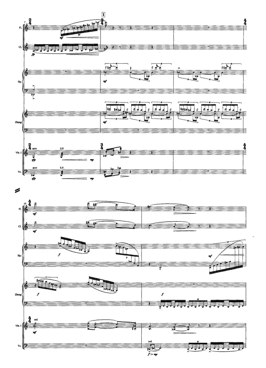 巴松错（古筝+室内乐）