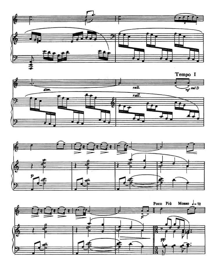 山歌（小提琴+钢琴伴奏）