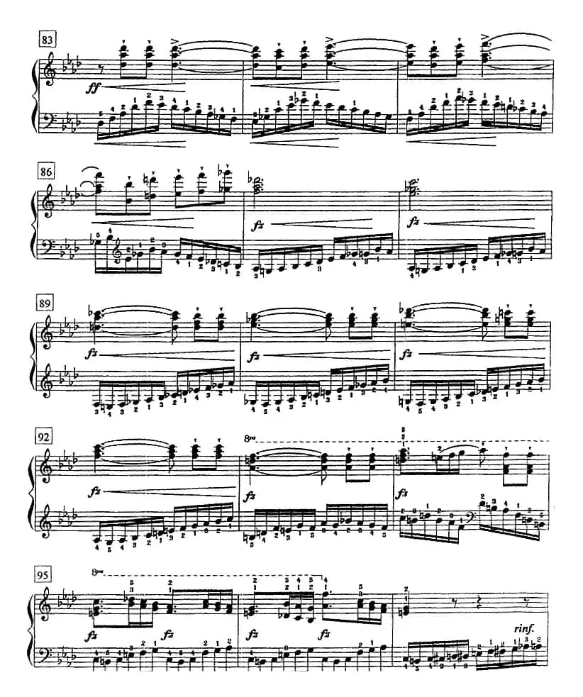 钢琴教程第七级 练习曲（《名手之道》No.21）