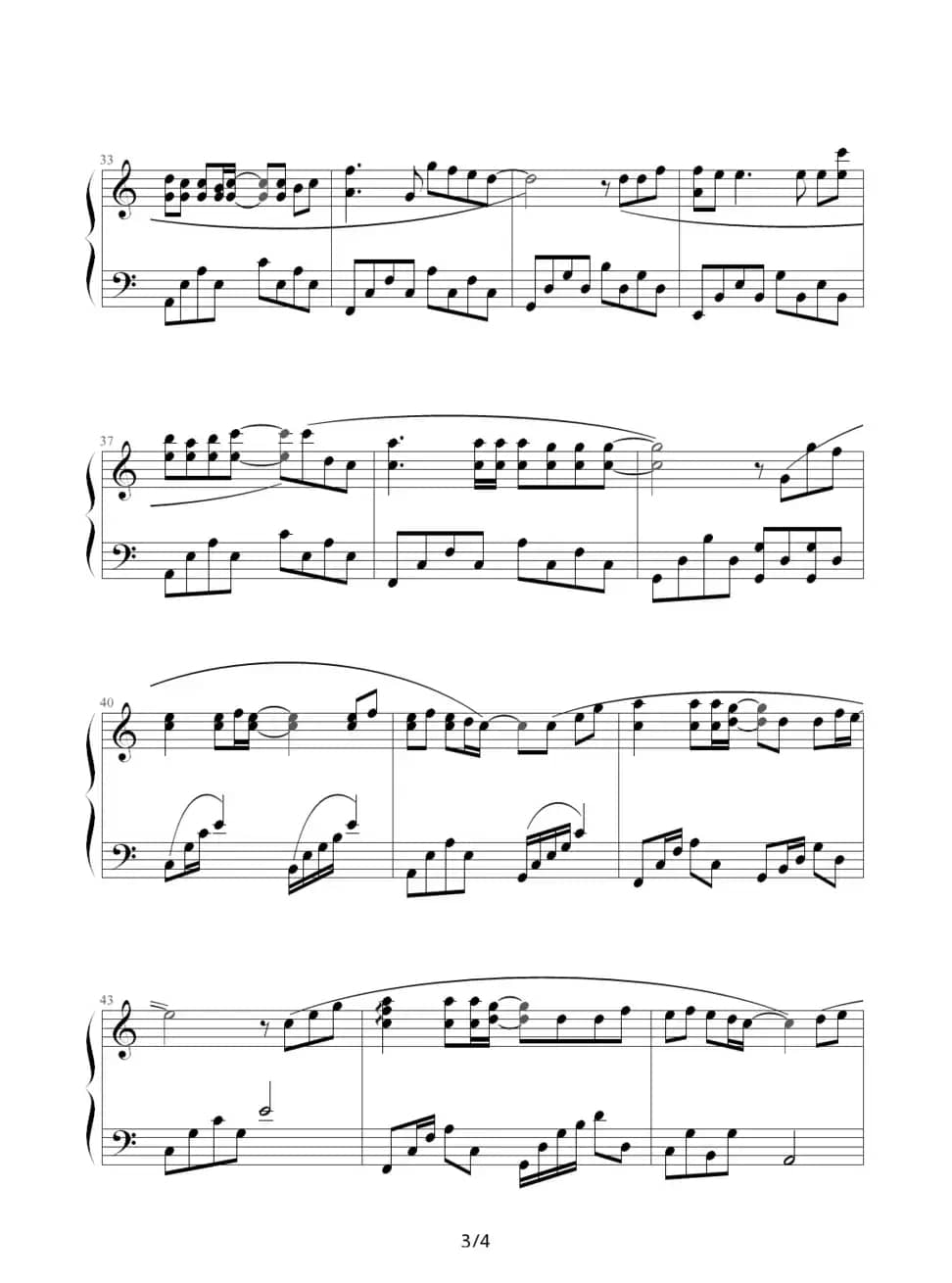 童话（C调，浪客剑心编配版）