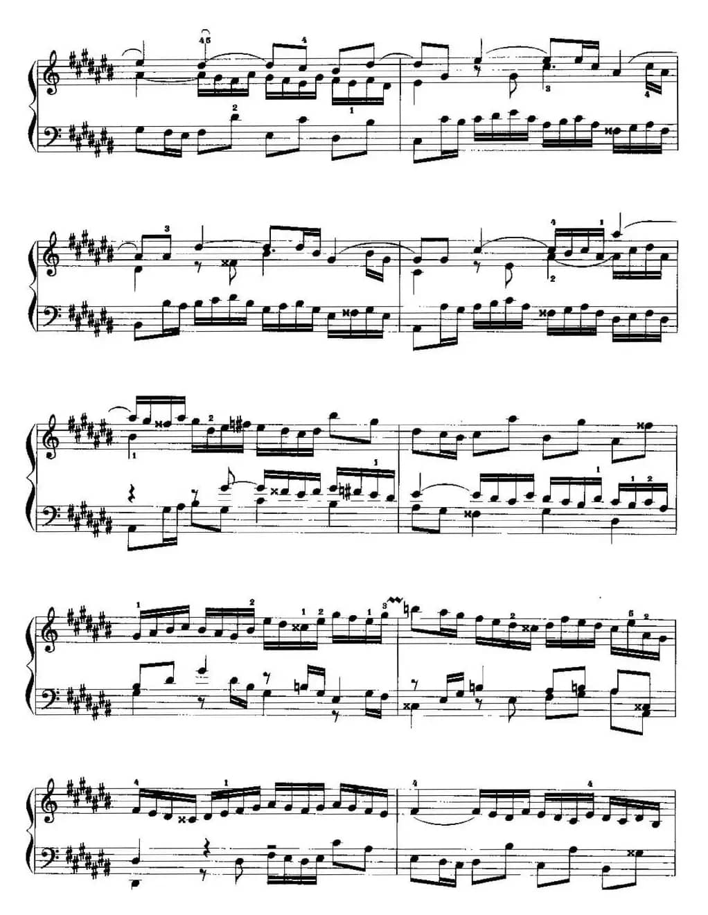 手风琴复调作品：升C大调前奏曲与赋格