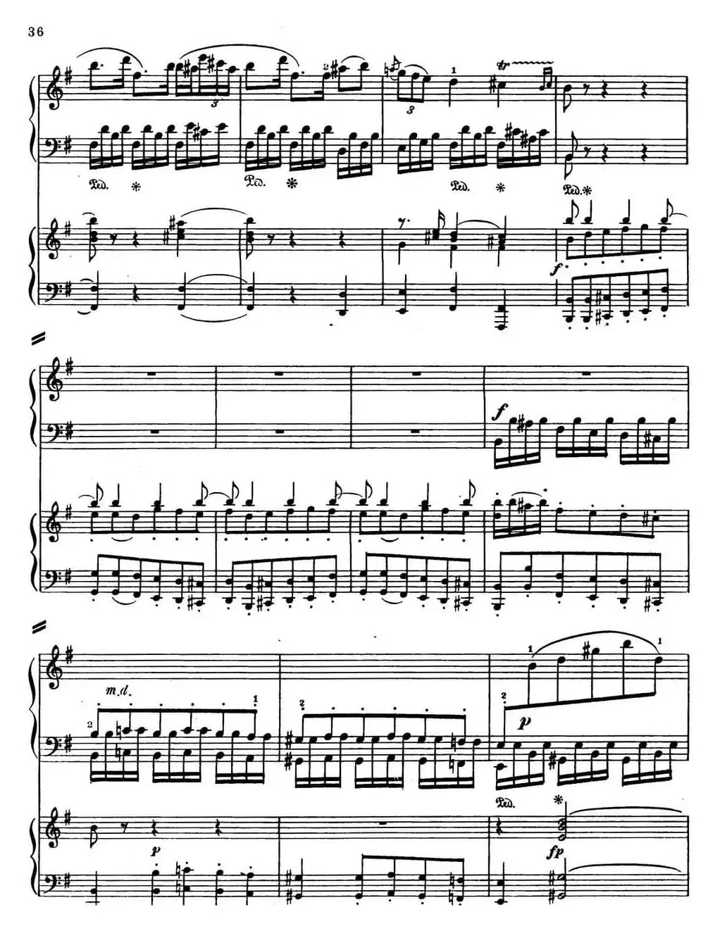 二十八部钢琴协奏曲 No.4