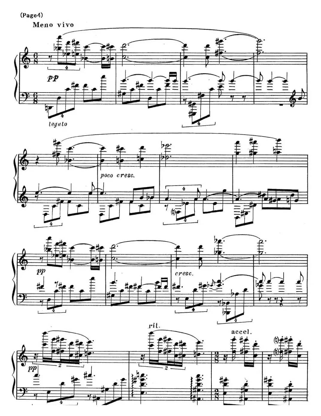 斯克里亚宾3首钢琴练习曲 Op65（No.1）