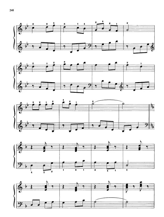 110首中国民歌钢琴小曲集：水流千条归大海