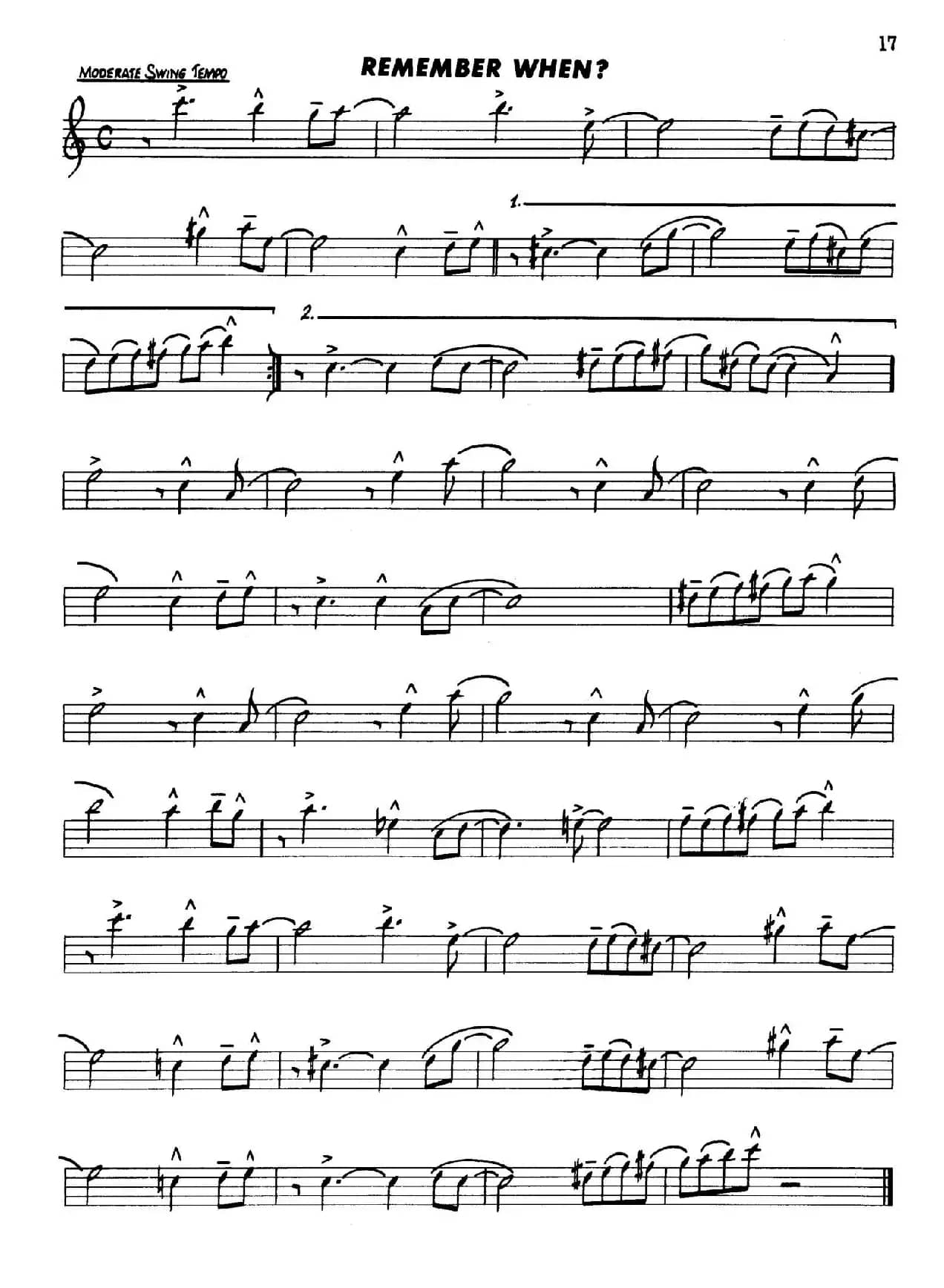 Basic Jazz Conception for sax