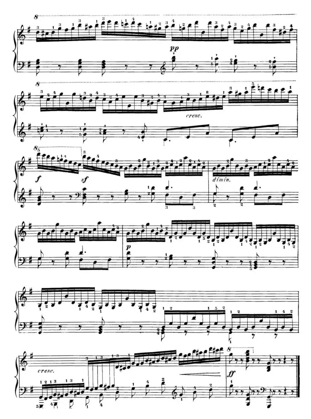 40首车尔尼Op.299钢琴快速练习曲（NO.16）