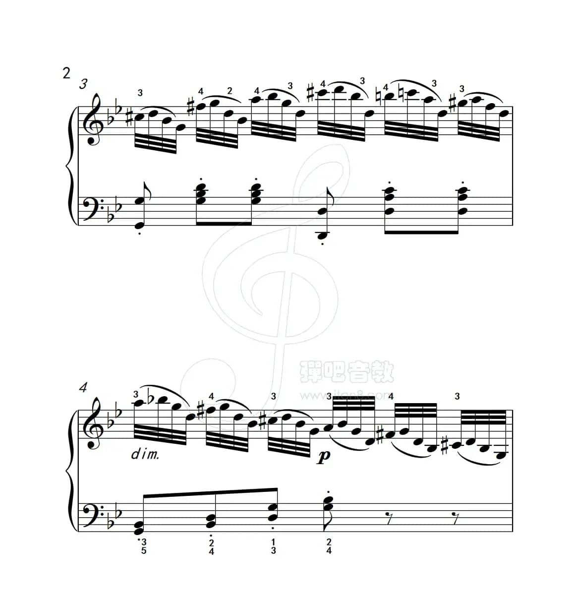 练习曲 21（克拉莫钢琴练习曲60首）