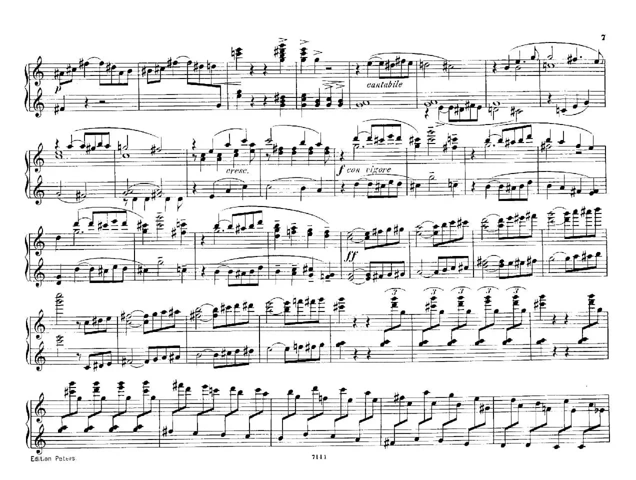 Deux Morceaux Pour Quatre Mains Op.43(2首四手联弹小品·1)