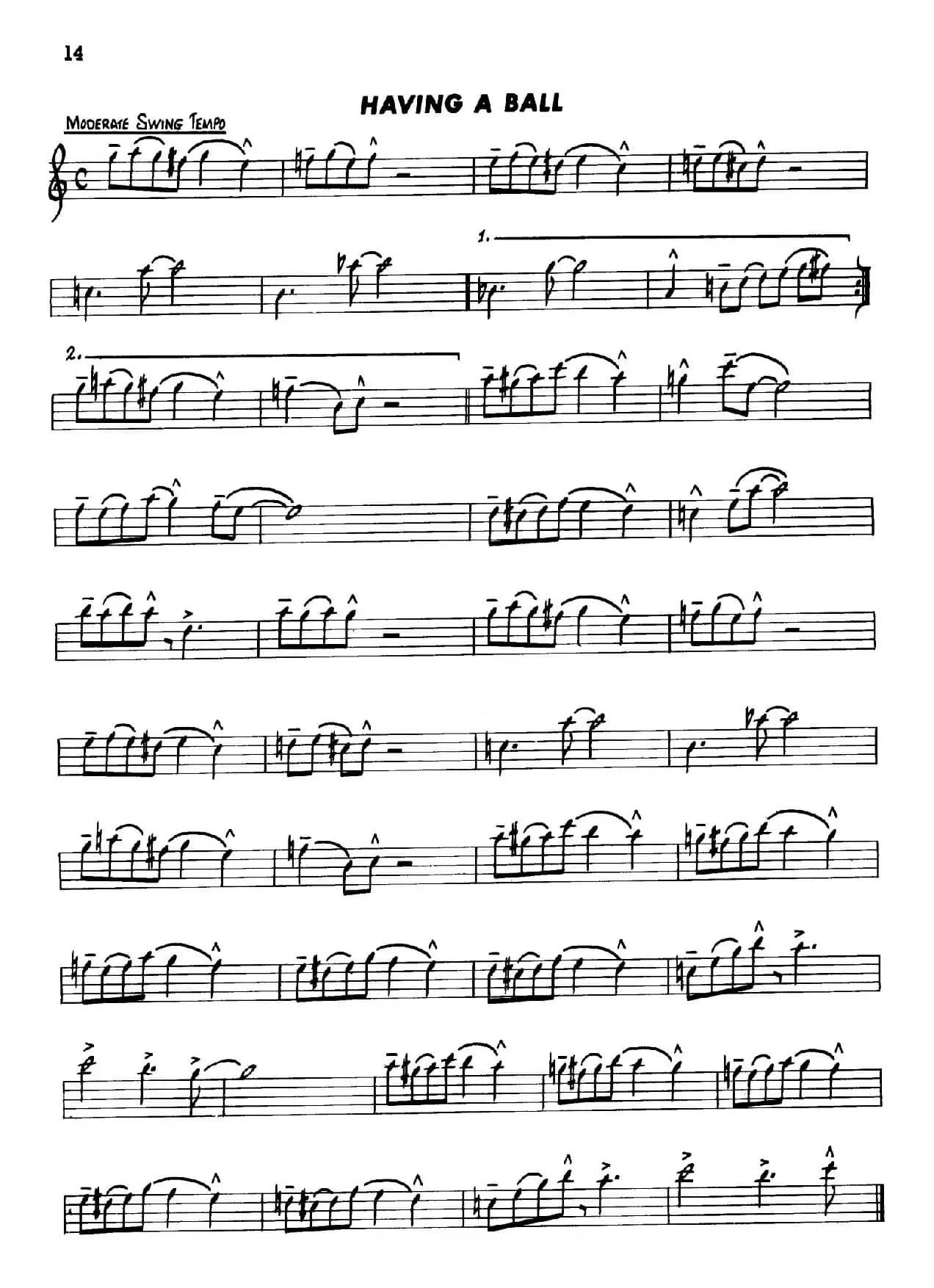 Basic Jazz Conception for sax