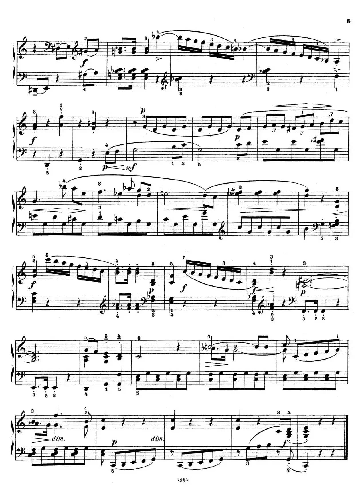 Five Sonatinas Op.70（5首钢琴小奏鸣曲·1）