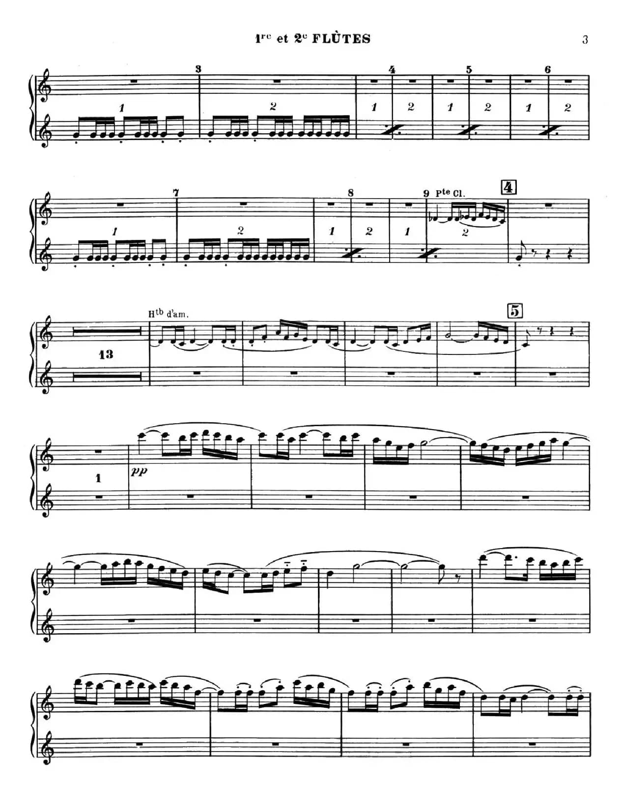 BOLERO（波莱罗）（交响乐长笛分谱）