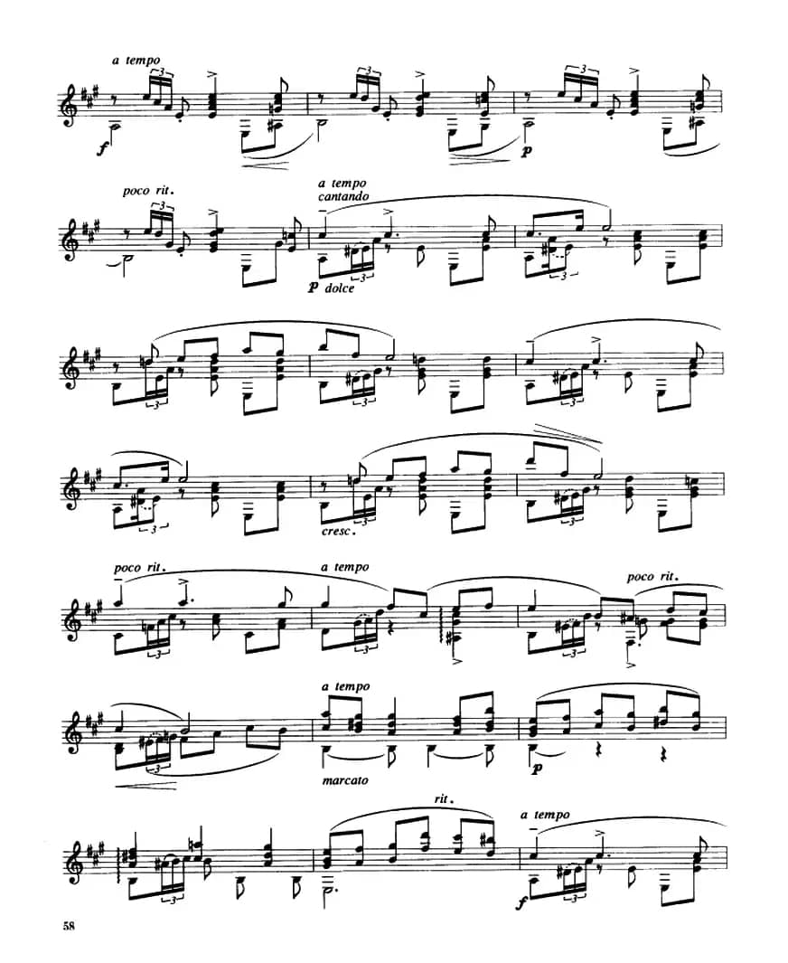 卡狄斯（歌曲）（古典吉他）