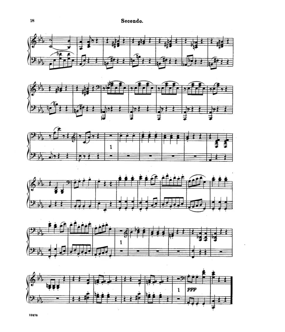 L'Arlesienne Suite No·1（阿莱城姑娘·第一组曲·四手联弹）