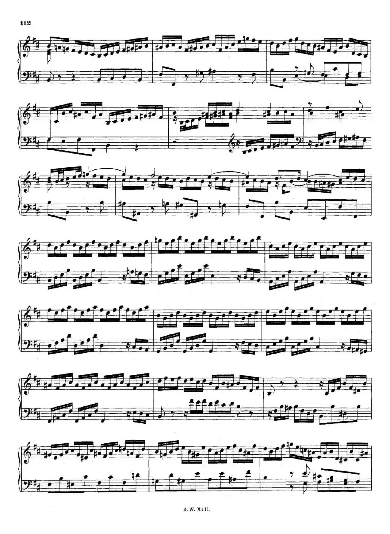 16 Concertos BWV 972-987（十六首为独奏古钢琴而作的协奏曲）（P51——60）