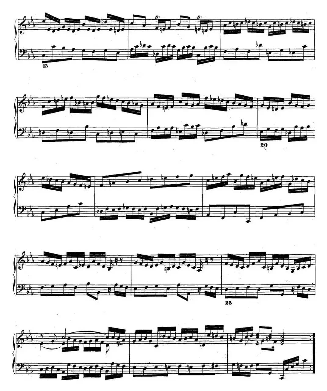 巴赫《平均律钢琴曲集·第二卷》之前奏曲（NO.2）