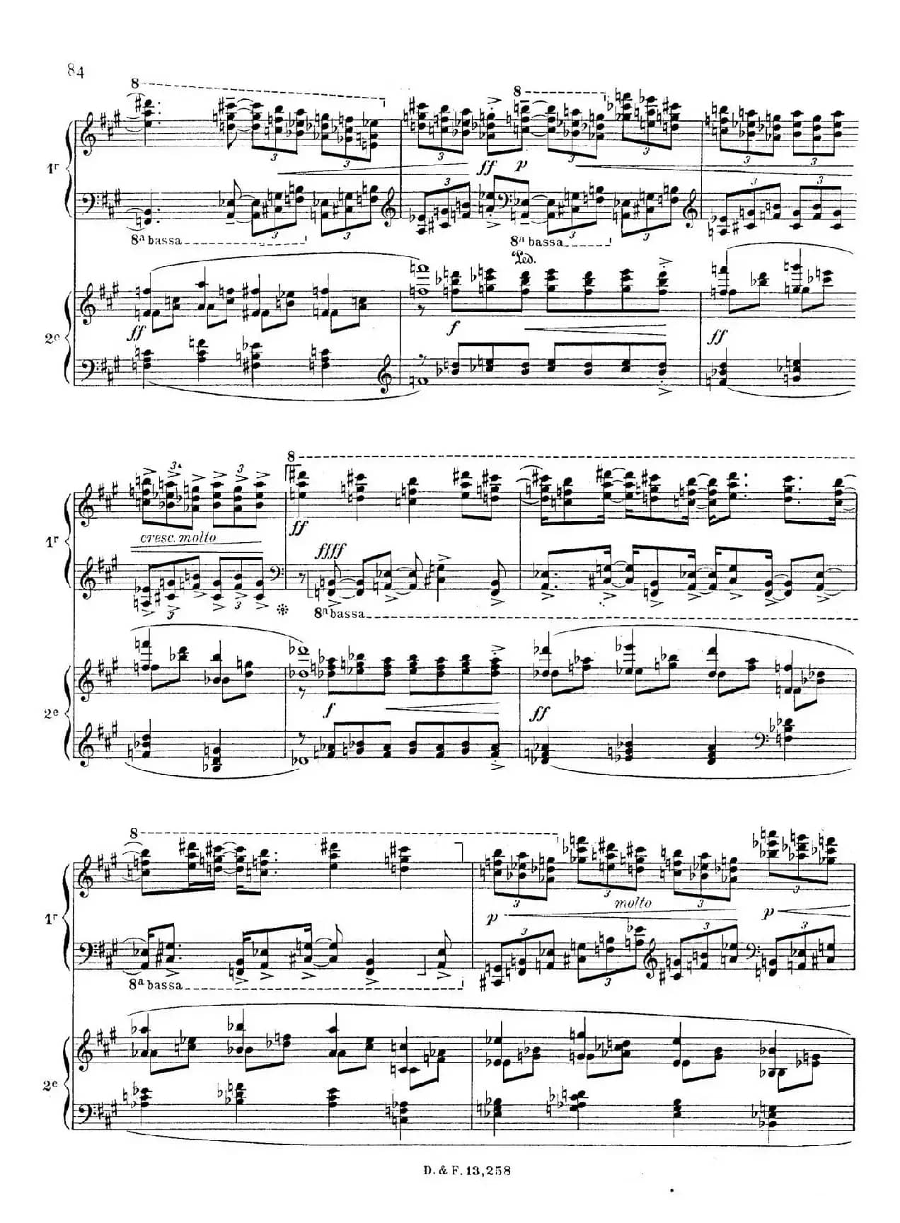 Visions de l'Amen（阿门的幻想·双钢琴·Ⅶ）